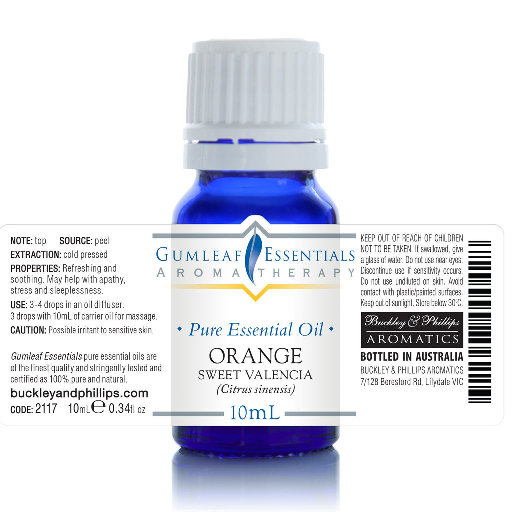 Orange Sweet Valencia Essential Oil 10ml