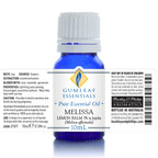 Melissa Lemon Balm (3% In Jojoba) Essential Oil 10ml