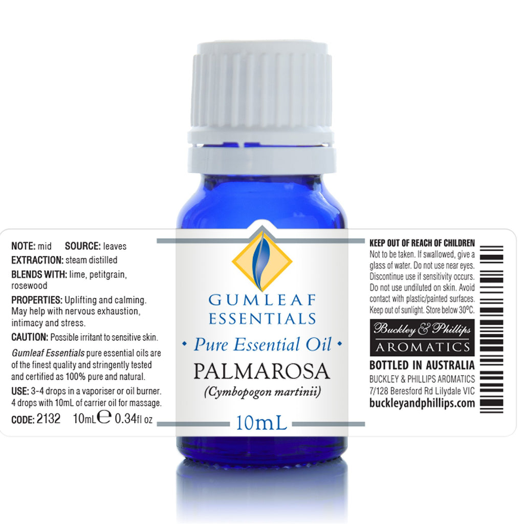 Palmarosa Essential Oil 10ml