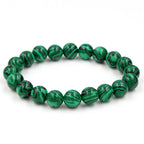 Tiger Eye Stone Bracelet Natural Stone Bracelet - Green / 10mm - Stone Bracelets