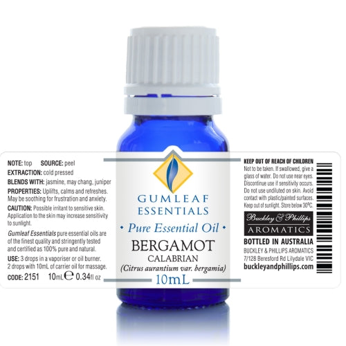 Bergamot Calabrian Essential Oil 10ml