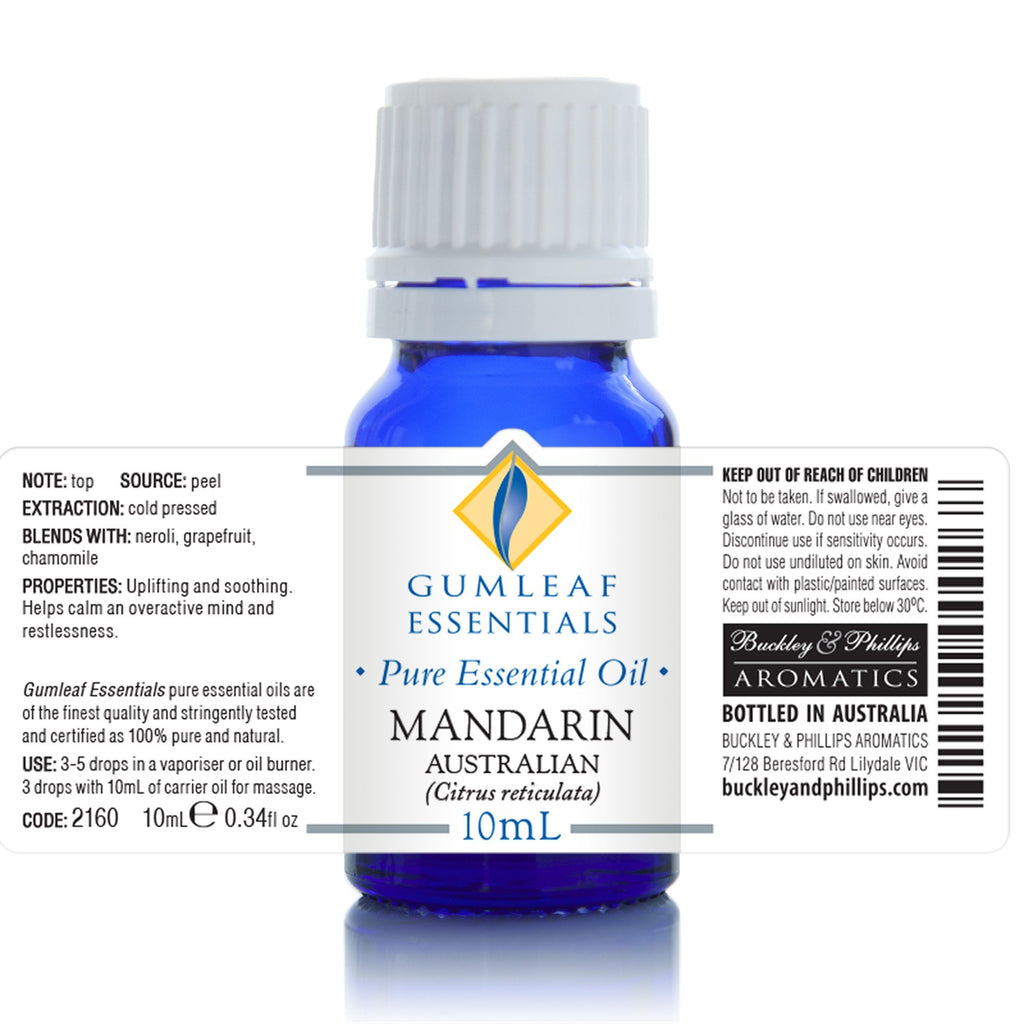 Mandarin Australian Essential Oil 10ml