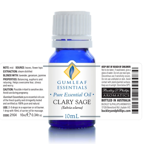 Clary Sage Essential Oil 10ml