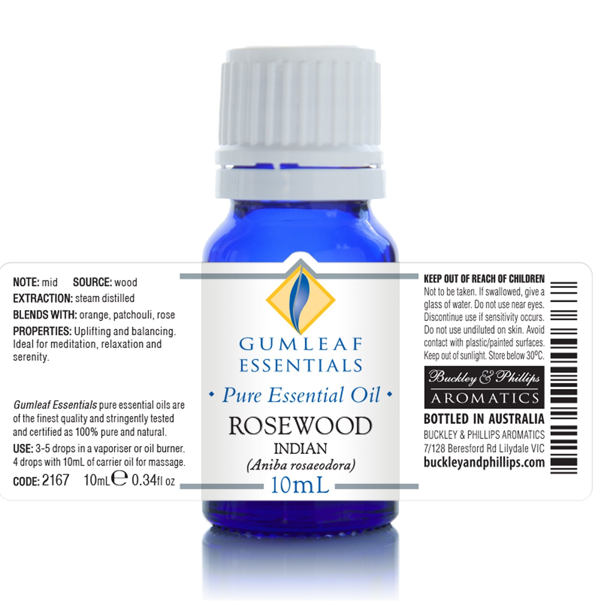 Rosewood Indian Essential Oil 10ml