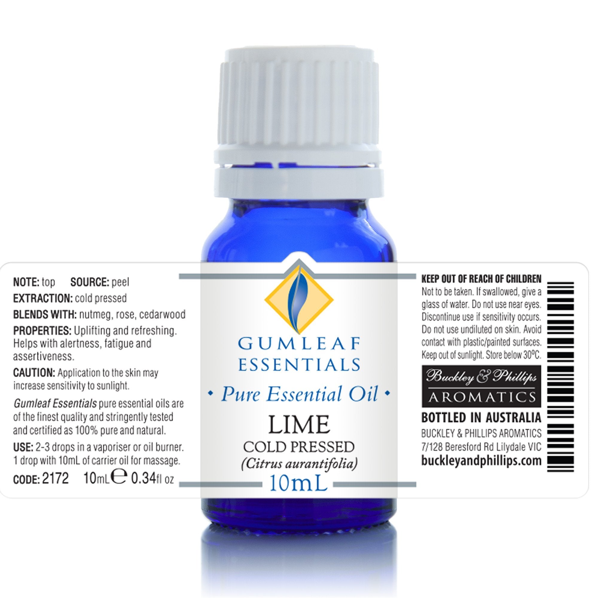 Lime Cold Pressed Essential Oil 10ml