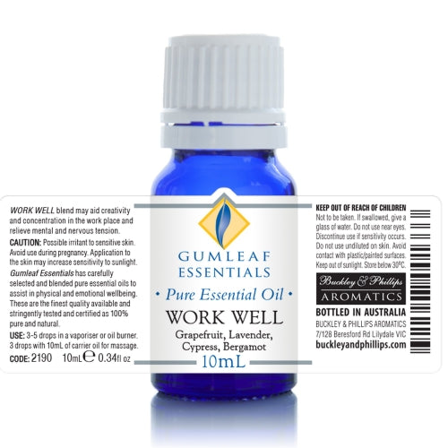 Work Well Essential Oil Blend 10ml