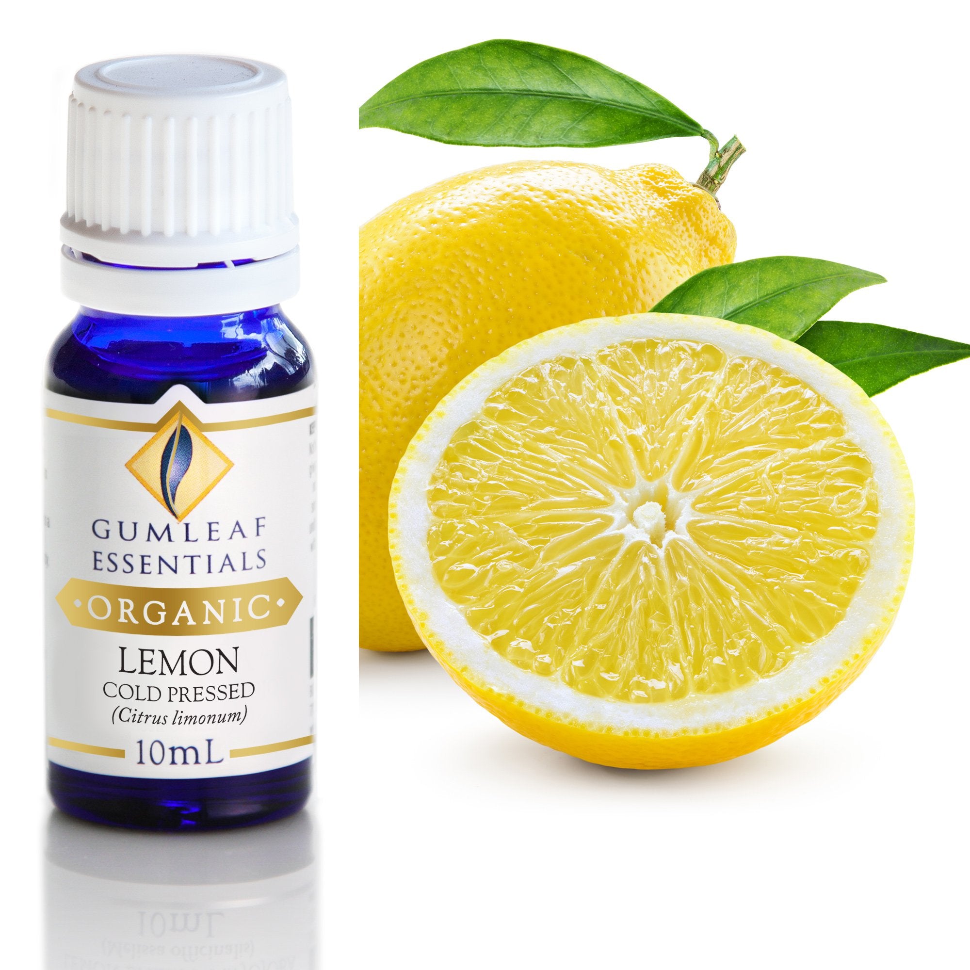 Organic Lemon Cold Pressed Essential Oil 10ml