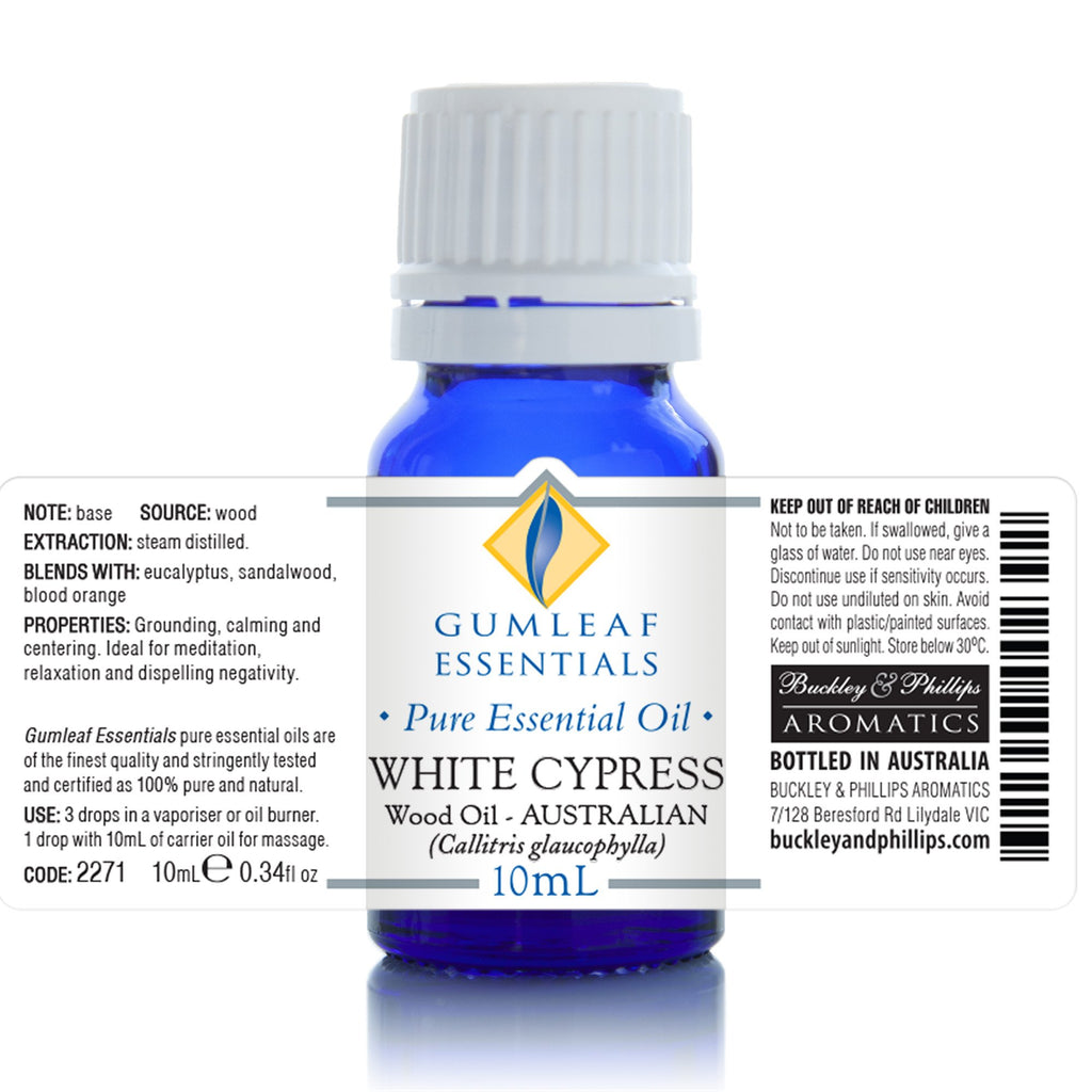 White Cypress Wood Essential Oil 10ml