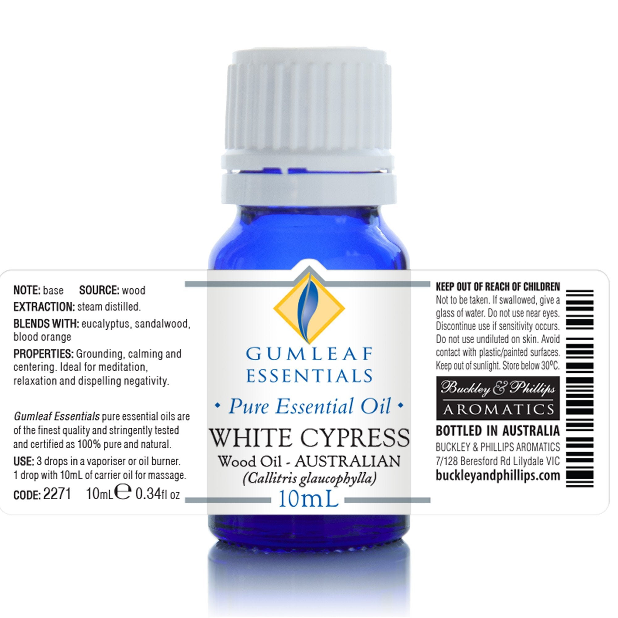 White Cypress Wood Essential Oil 10ml