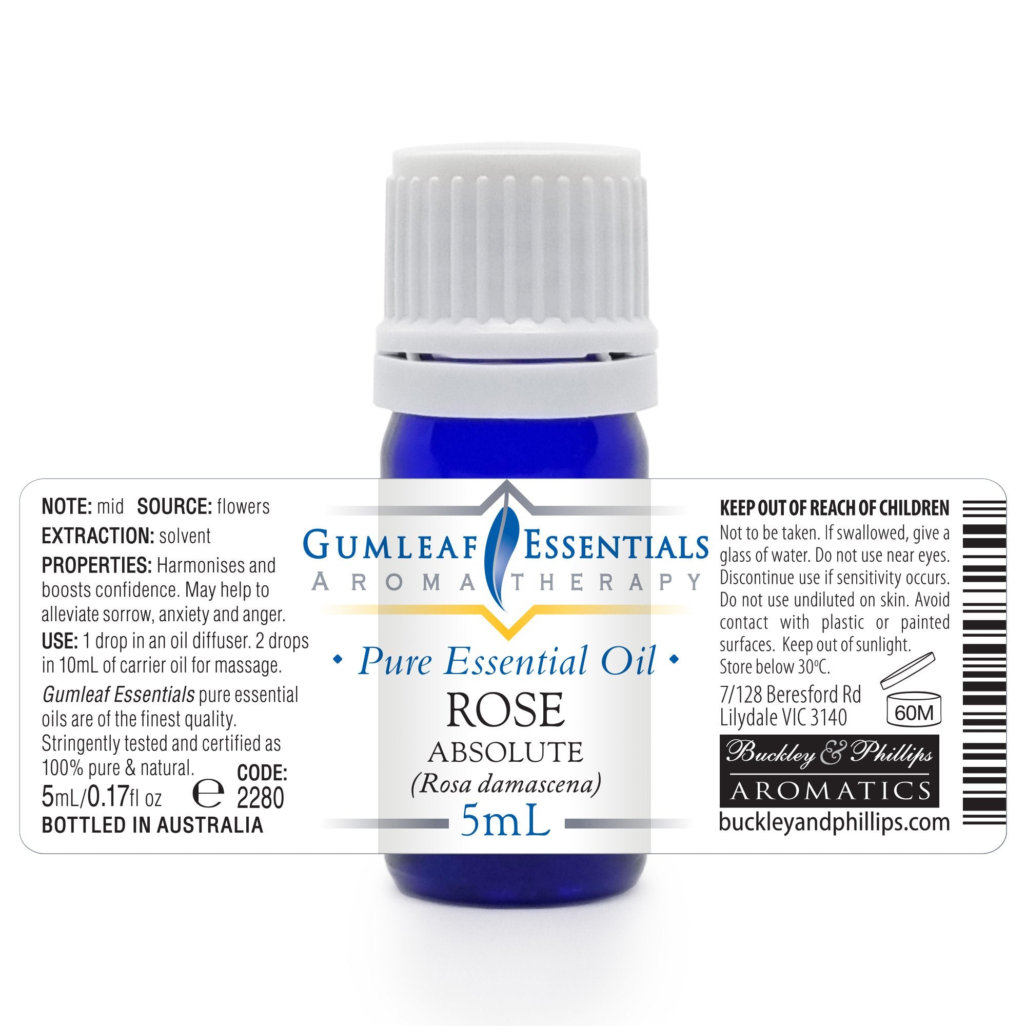 Rose Absolute Essential Oil 10ml