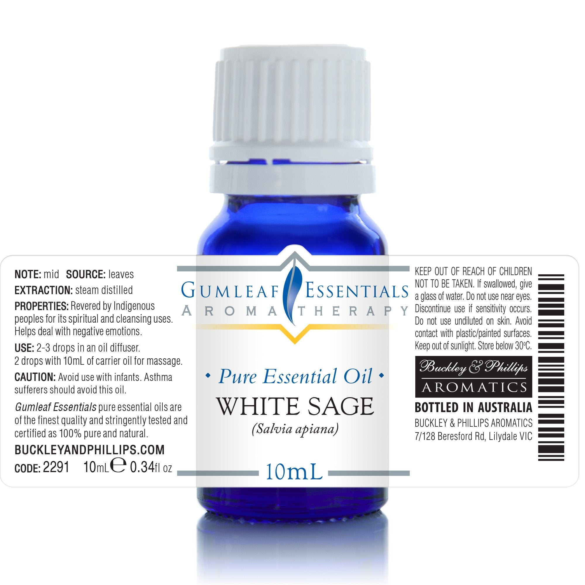 White Sage Essential Oil 10ml