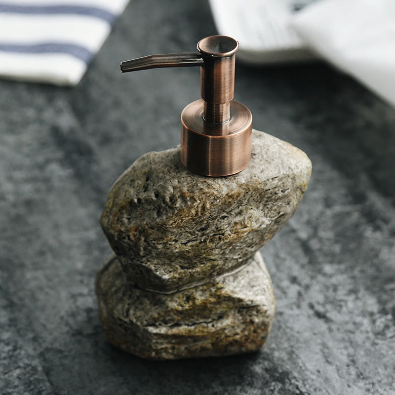 Retro Ceramic Stone Soap Dispenser - Soap Dispensers