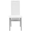 Dining Chairs 4 pcs White Faux Leather