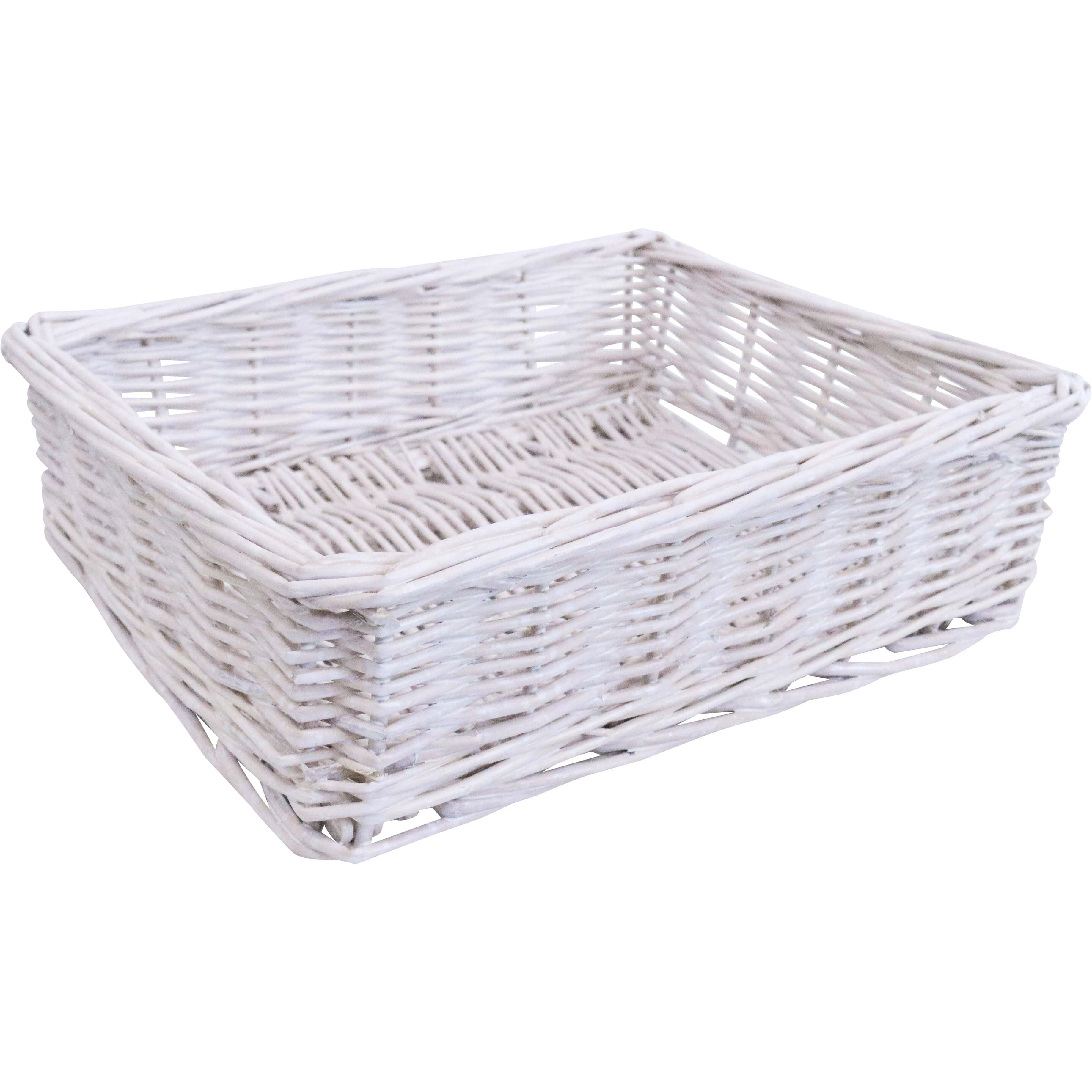 Tray Utility Med White Hamper | 25 x 19 x 7 cm