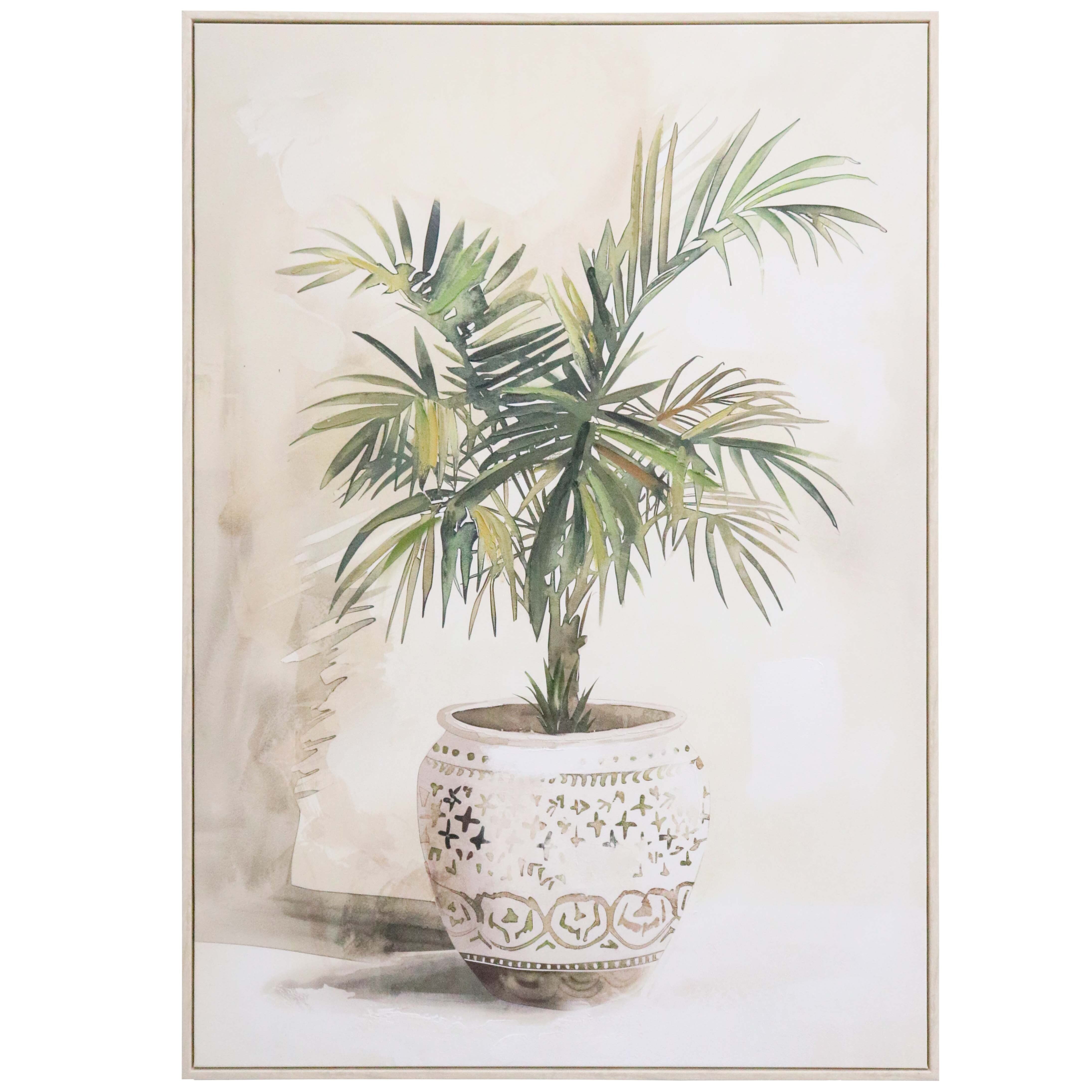 Framed Canvas Potted 1 Hauptbild