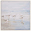Framed Canvas Sandpipers