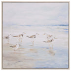 Framed Canvas Seagulls