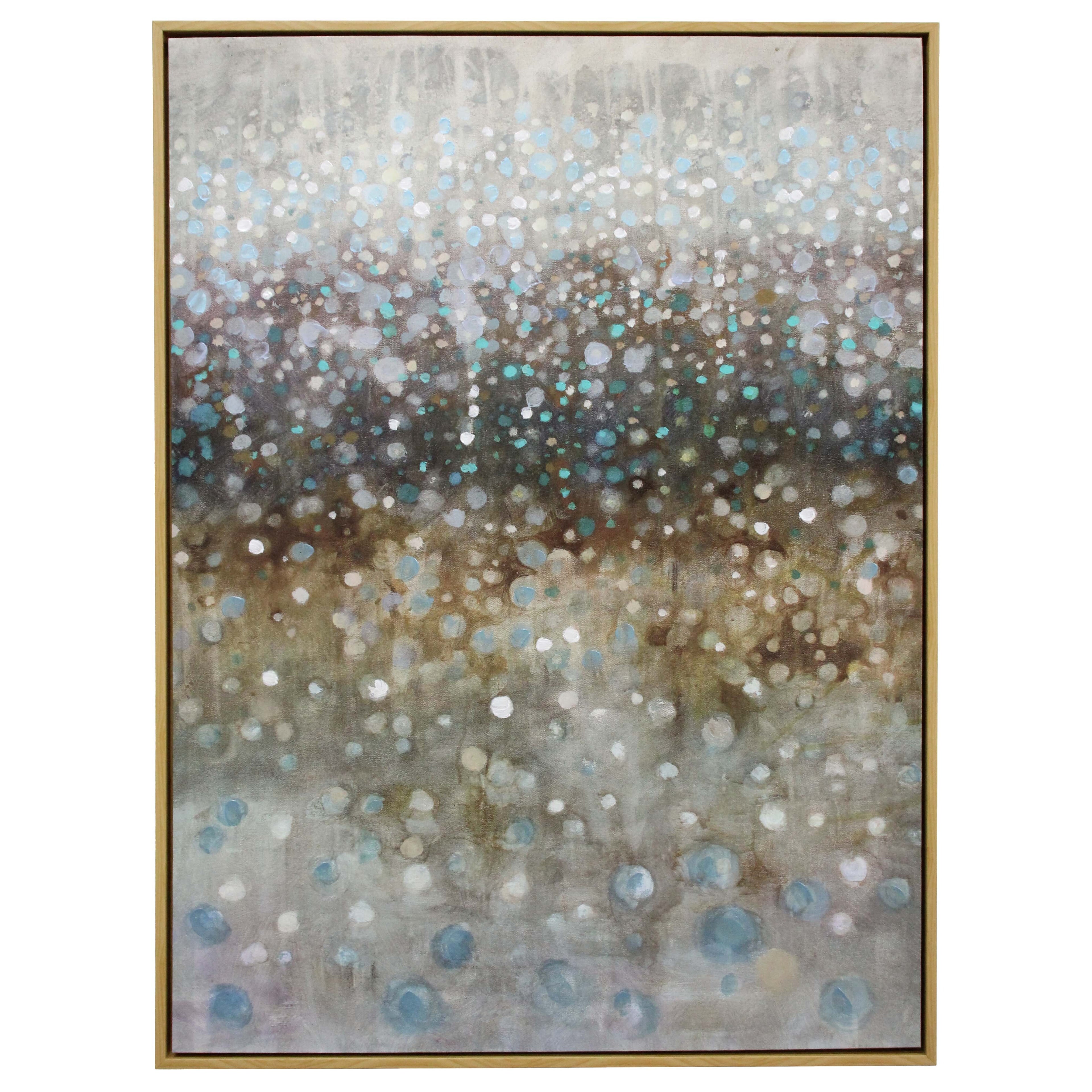 Framed Canvas Dark Rain