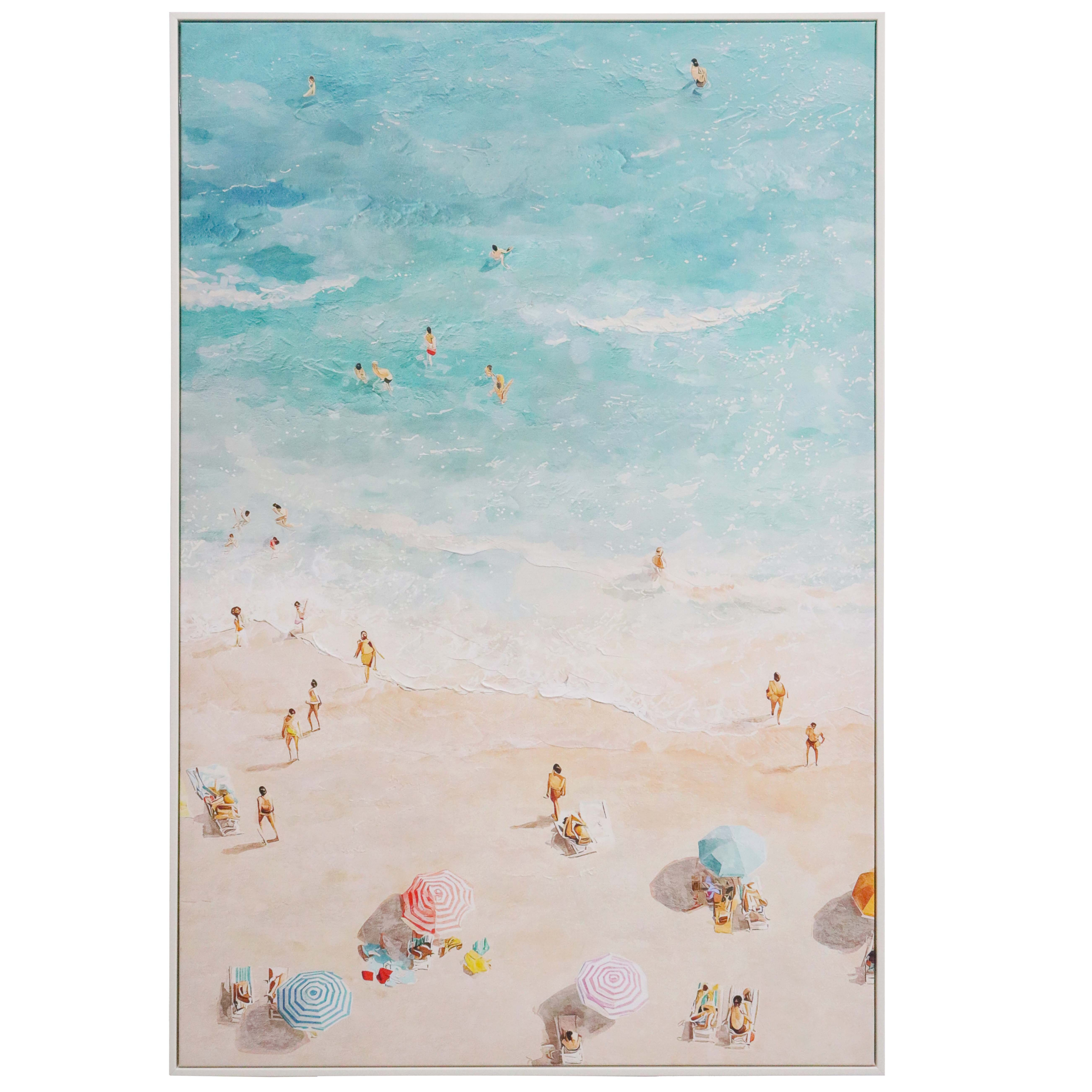 Framed Canvas Summer Beach Main image