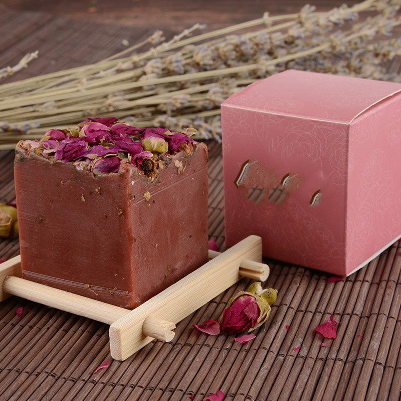 Creative Rose Plant Essential Oil Soap Facial Cleansing - Rose soap - Soaps
