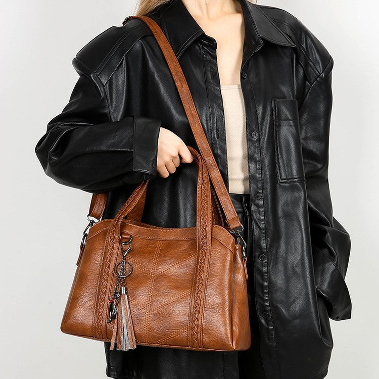 Vintage Cross-body Style Shoulder Bag - Bags Backpacks & Luggage