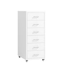 Levede 6 Drawer Office Cabinet Drawers White-2018816811138682880