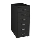 Levede 6 Drawer Office Cabinet Drawers Black-2006733172280266753