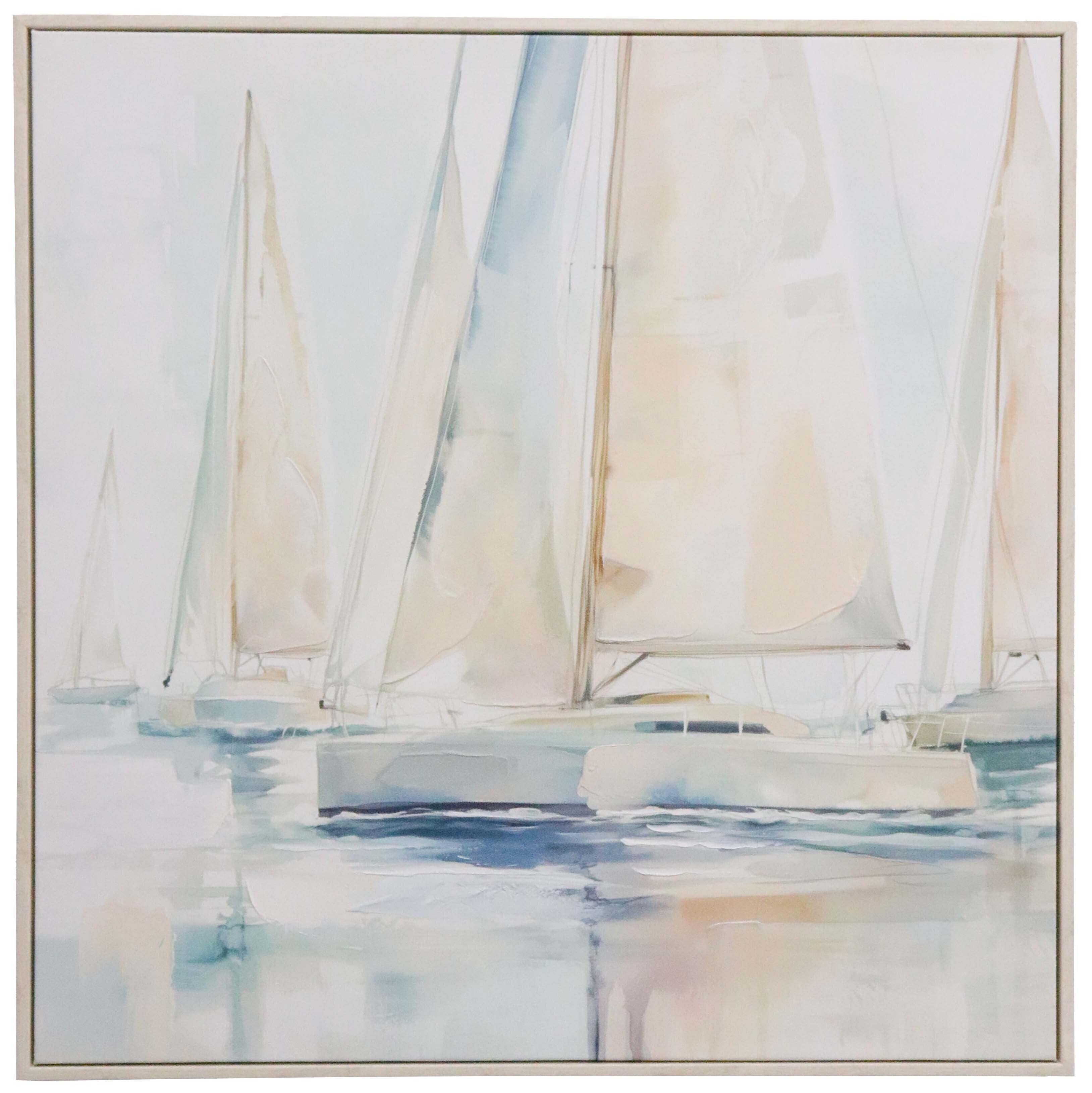 Framed Canvas Sailing Main image
