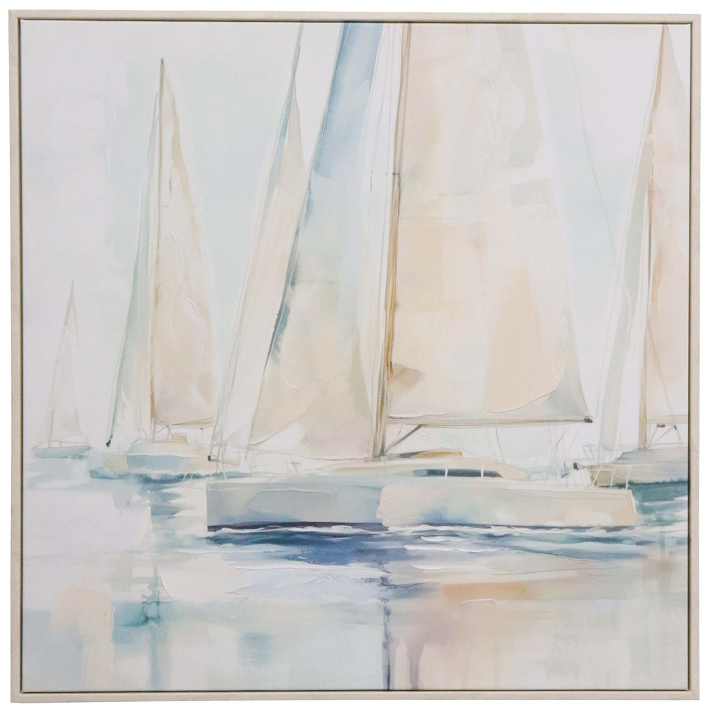 Framed Canvas Sailing