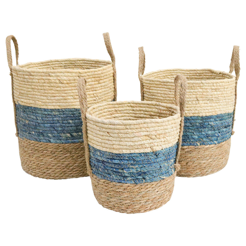 Baskets S/3 Hamptons