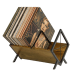 Levede Vinyl Record Storage Rack Display Shelf LP Album Books Holder Adjustable-2050059013638459400