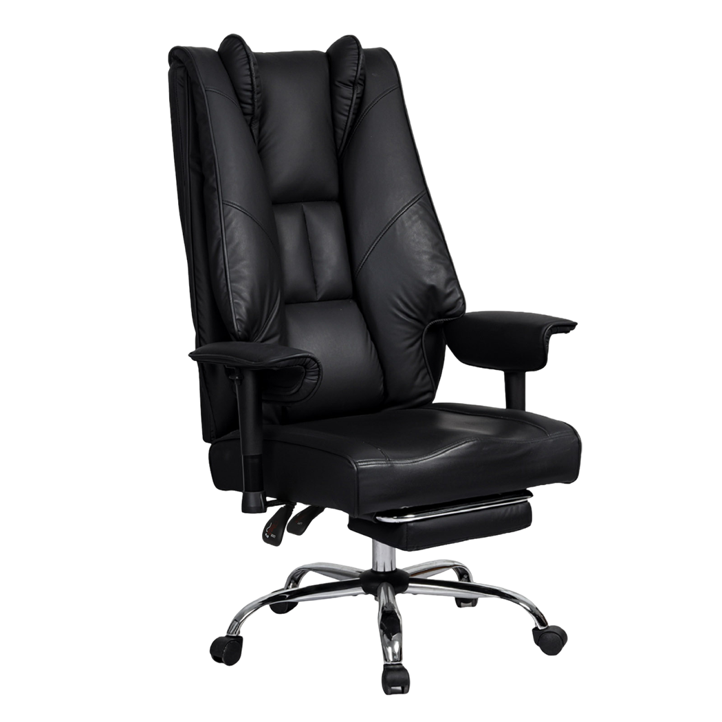 Levede Heavy Duty Office Chair Tall PU Leather High Back Computer Work Seat-2050056783036289032