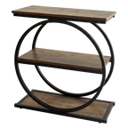 Levede Narrow Side Table 3 Tiers End Table Adjustable Sofa Side Table Bedroom-2050059016712884232