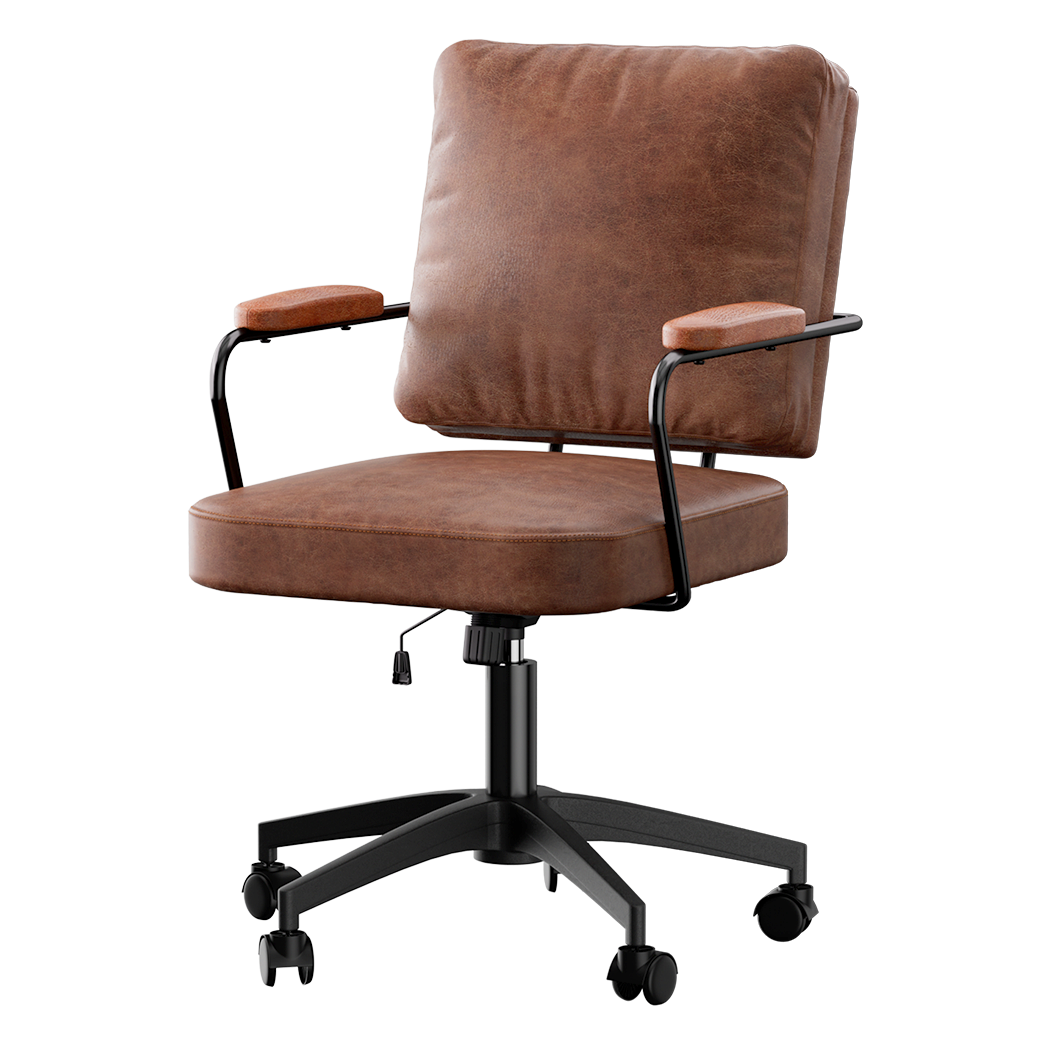 Levede Office Arm Chair Leather Executive Chairs-2006732703457742856