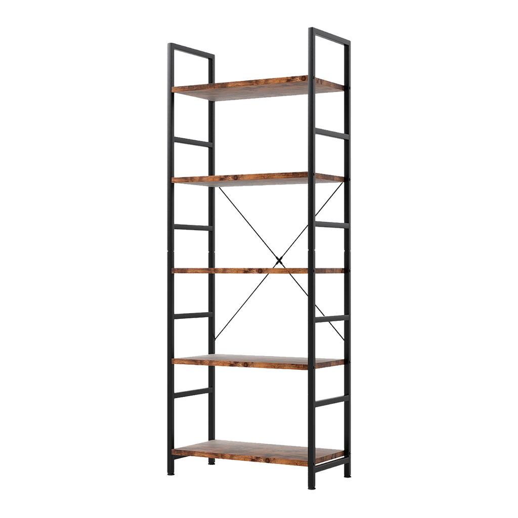 Levede 5-Tier Industrial Bookshelf Bookcase 157.5cm-2018816805212131336
