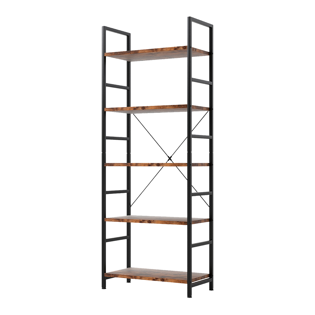 Levede 5-Tier Industrial Bookshelf Bookcase 157.5cm-2018816805212131336