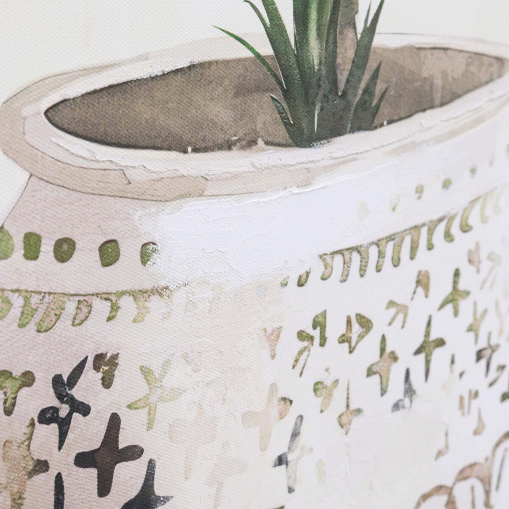 Framed Canvas Potted 1