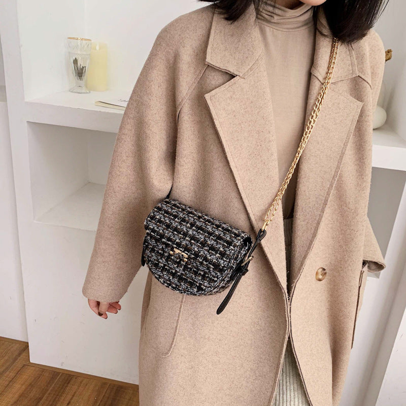 Checked shoulder bag Zweitbild