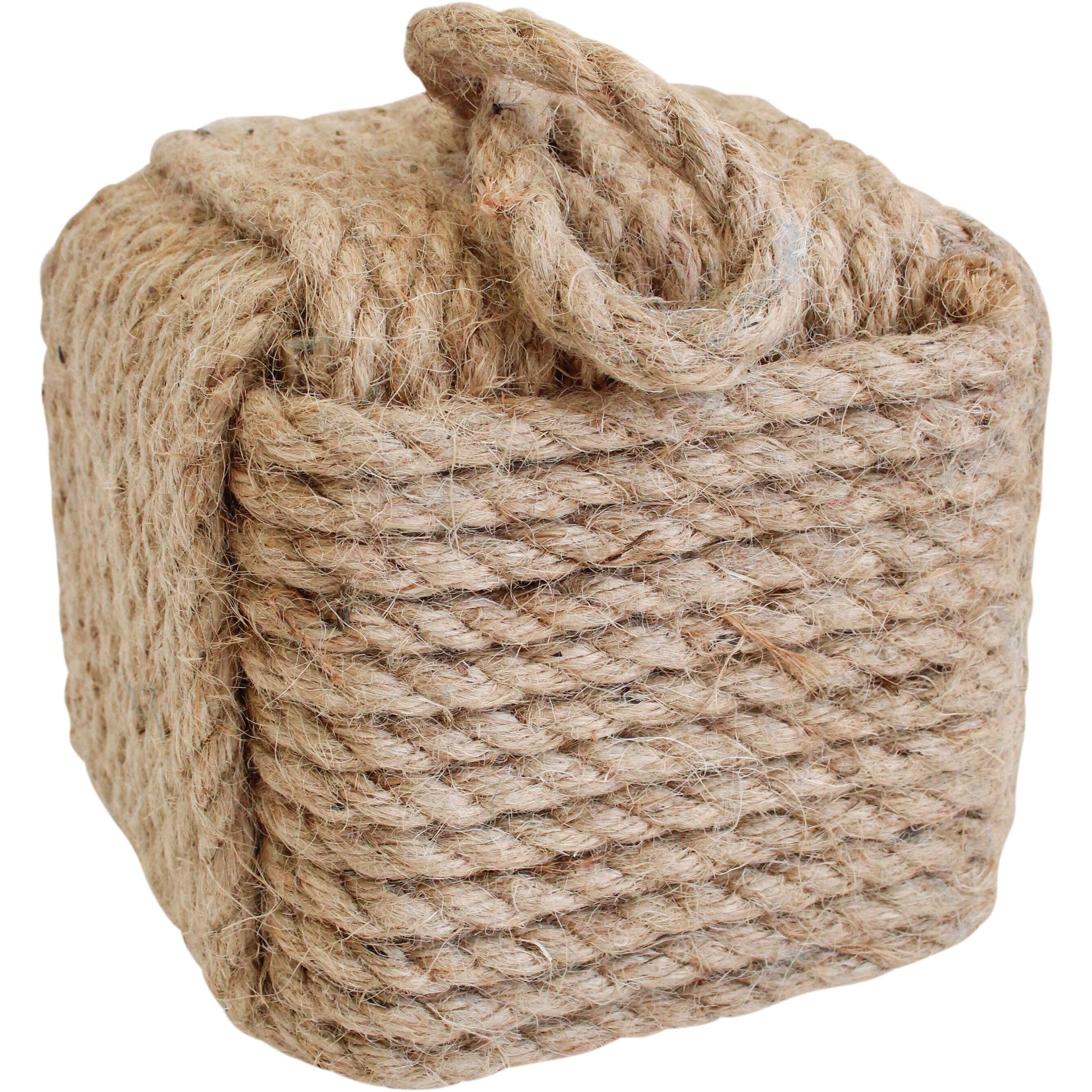 Doorstop Rope Sq Nat | 16 x 16 x 16 cm Hauptbild