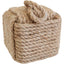 Doorstop Rope Sq Nat | 16 x 16 x 16 cm