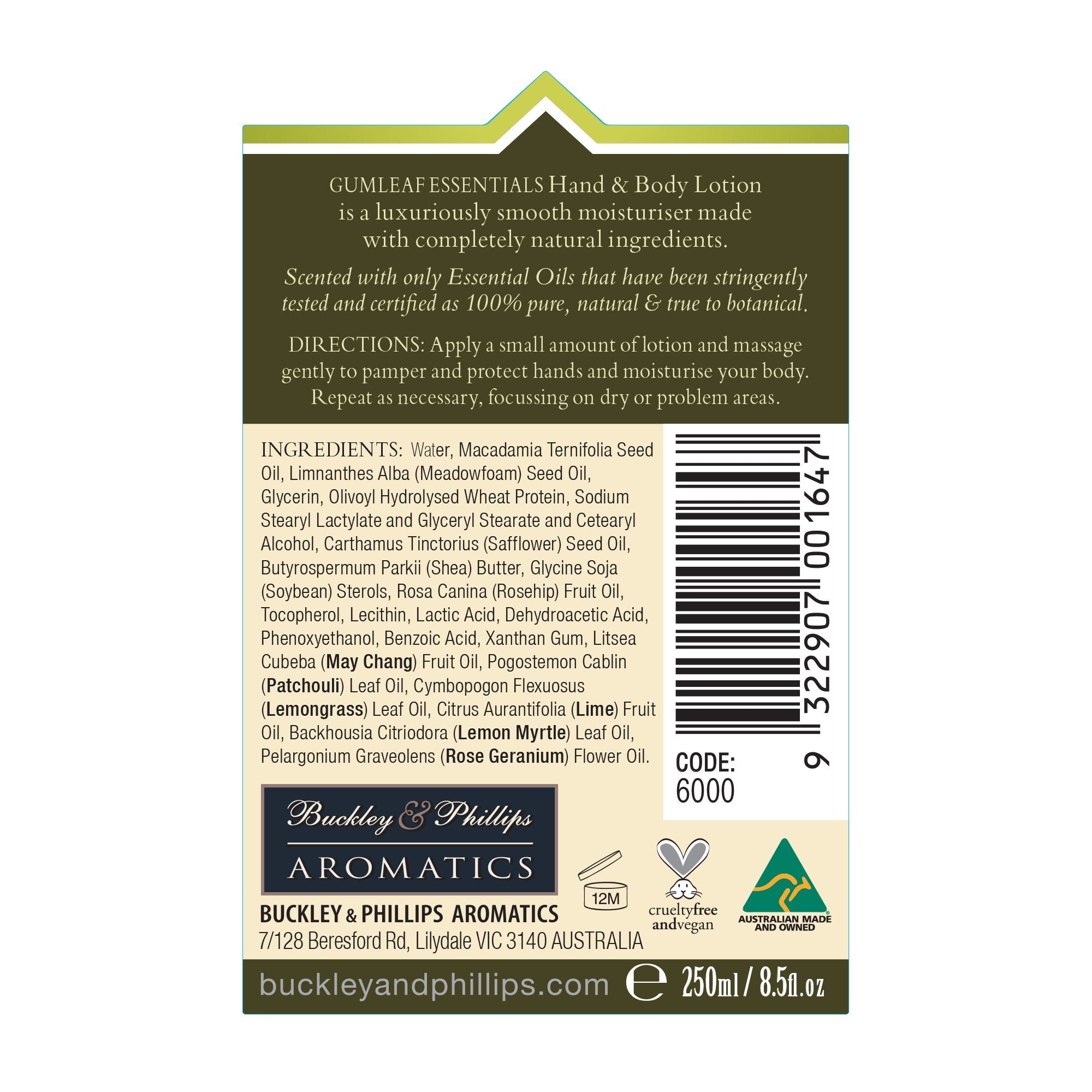 Indulgence Hand & Body Lotion 250ml