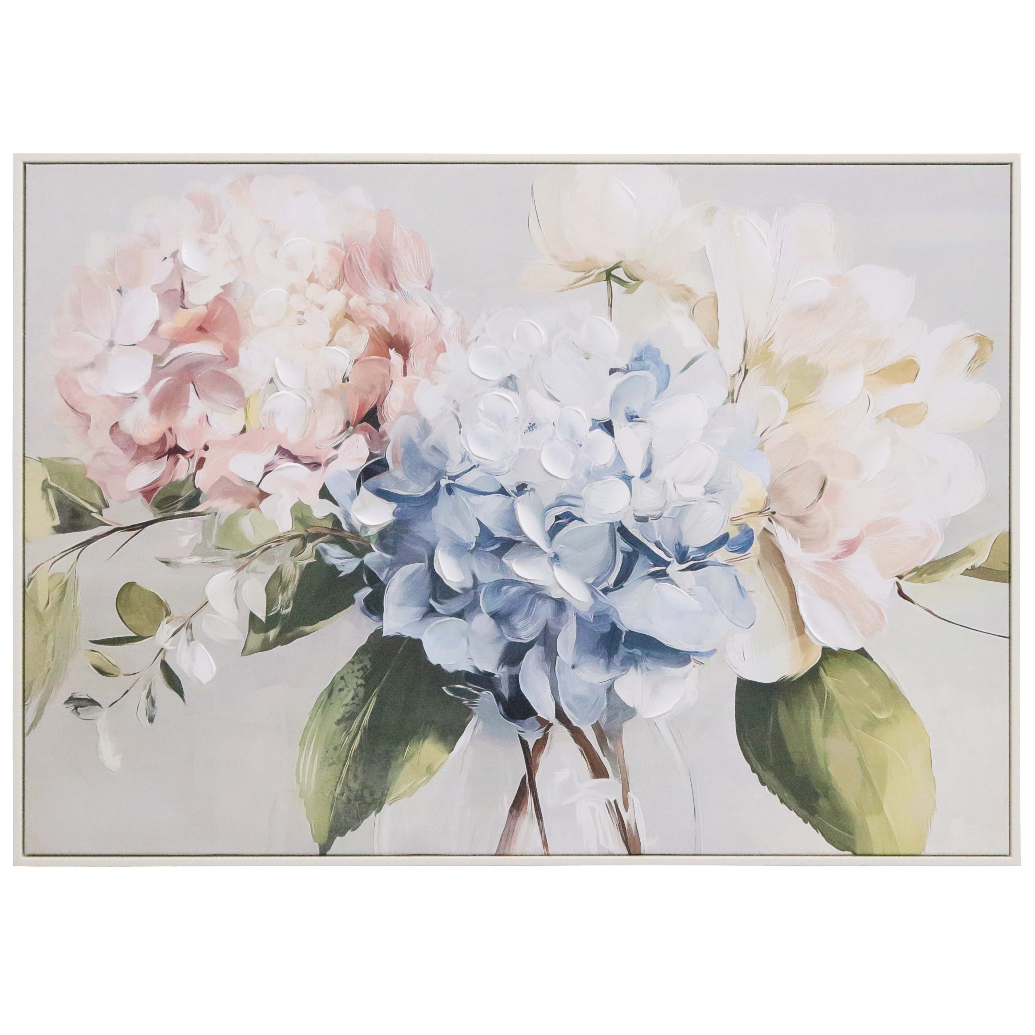 Framed Canvas Hydrangeas Main image