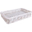Tray Utility White W/glass | 20 x 10 x 3 cm
