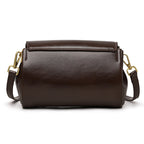 Versatile Retro Multi-Compartment Commuter Casual Crossbody Bag - Dark Brown - Bags Backpacks & Luggage