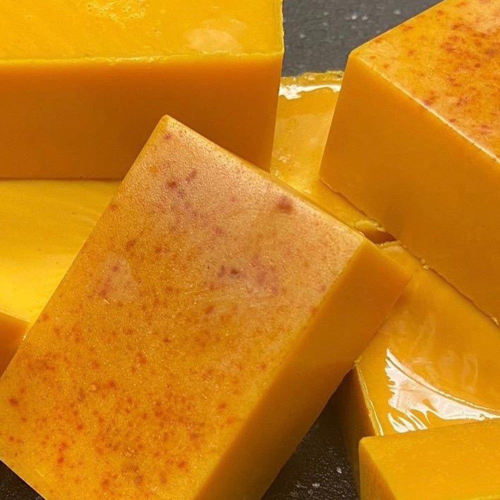Turmeric Lemon Soap Handmade Cold Process - Soaps