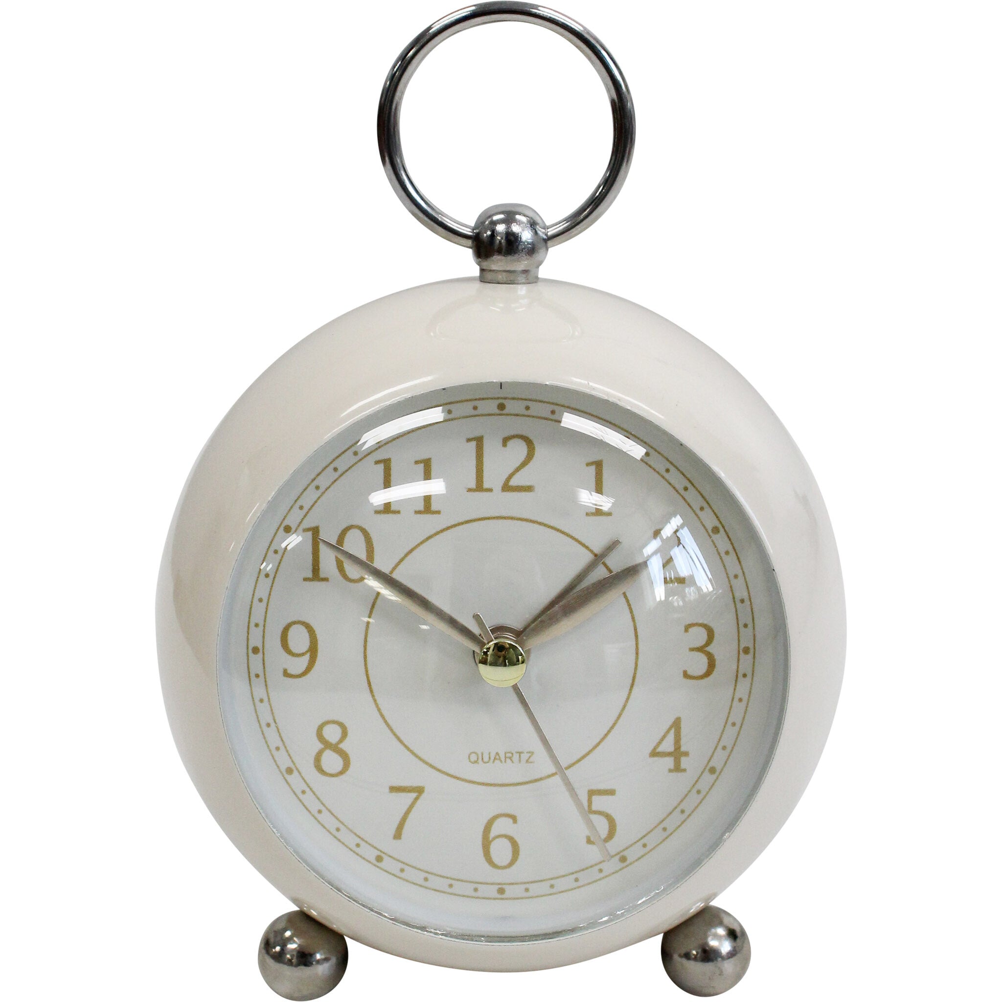 Alarm Clock Petite Ivory | 13 x 8 x 6 cm Main image