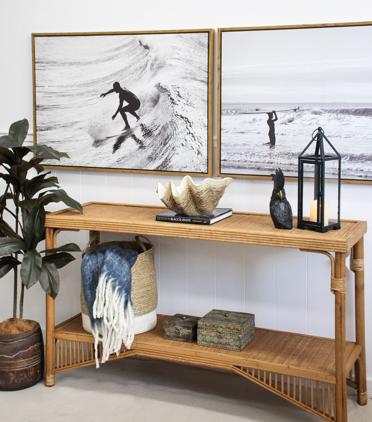 Framed Canvas Surfers 7 Secondary image