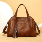 Vintage Cross-body Style Shoulder Bag - Brown - Bags Backpacks & Luggage