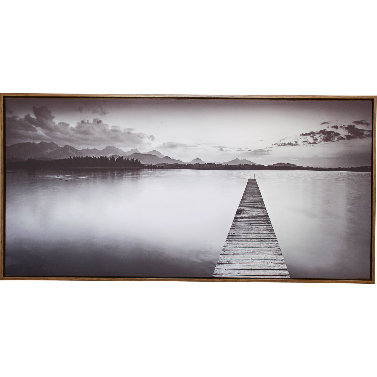 Framed Canvas Jetty Lake Main image