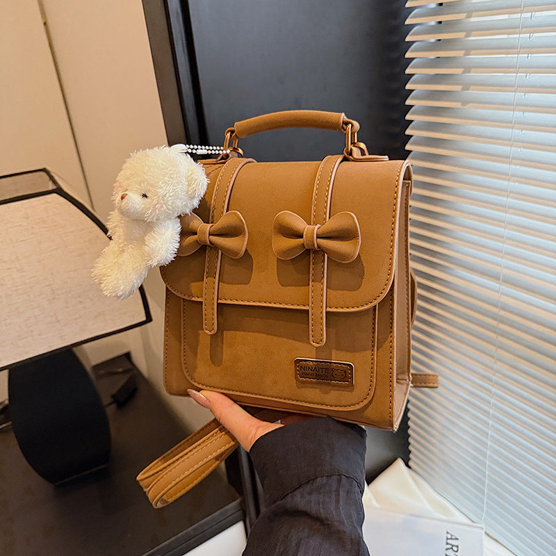 British-style Retro Chic Womens Backpack - Brown - Bags Backpacks & Luggage